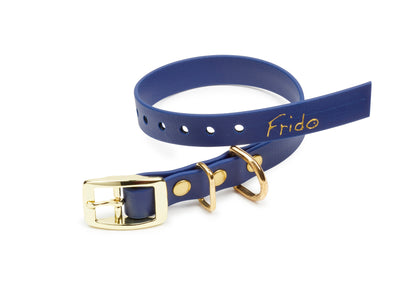 Collare per cani in Biothane® - Blu notte - Frido