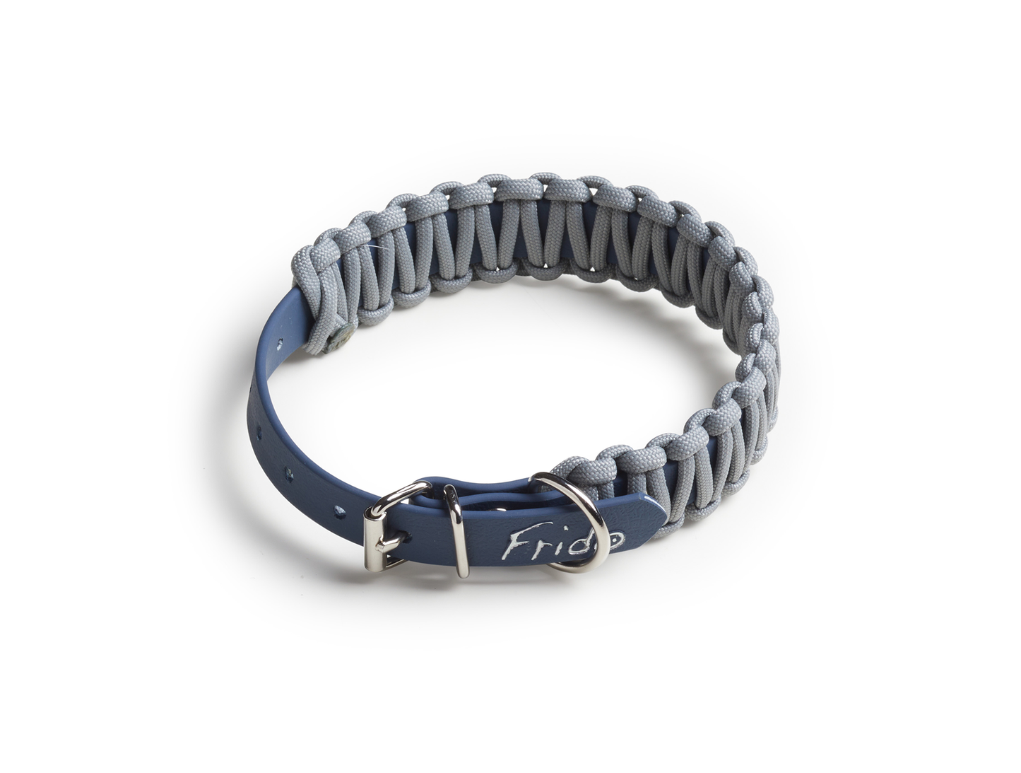 Collare per cani linea Twist - Azzurro Ghiaccio e Blu Marino - Frido