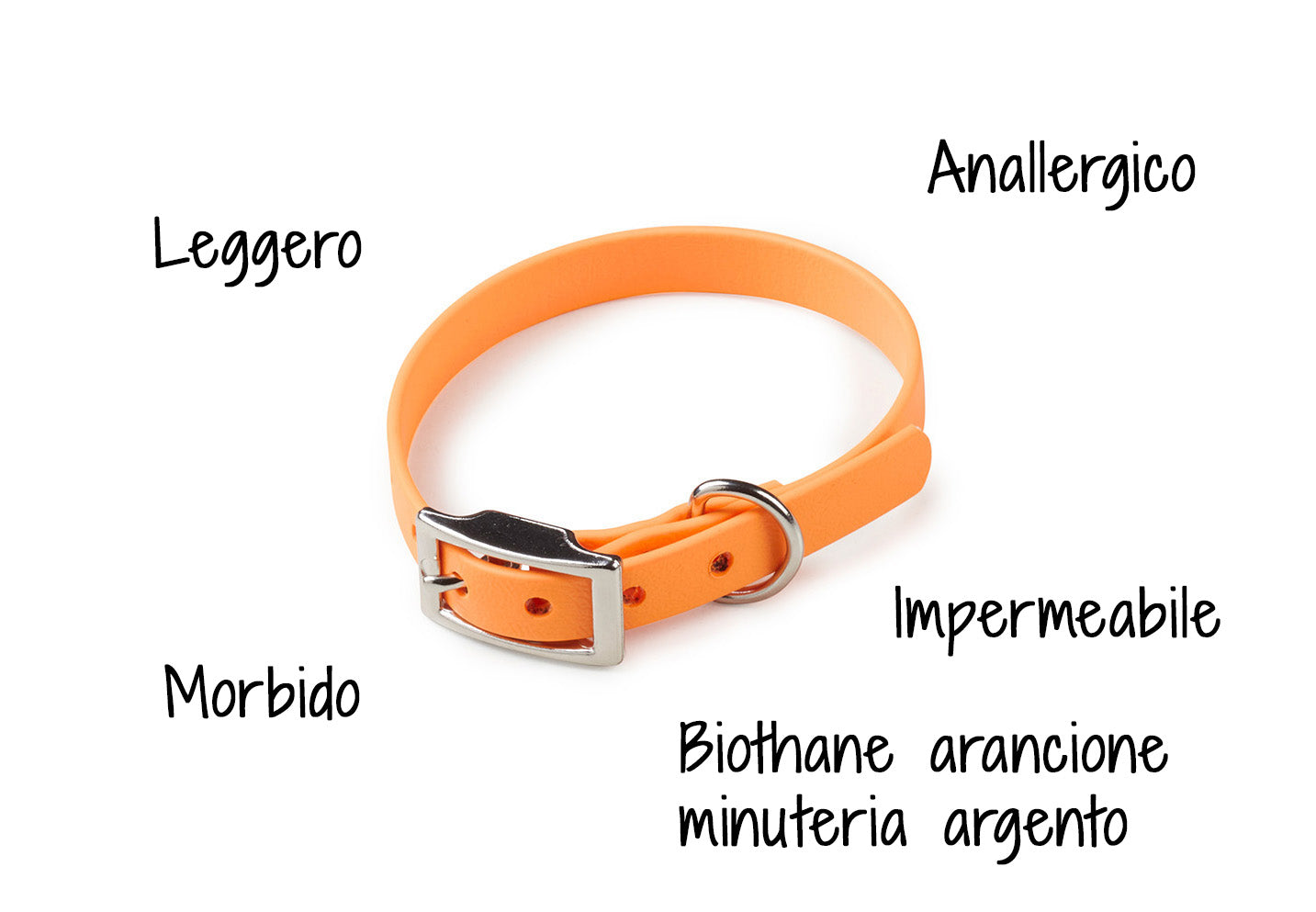 Collare per cani in Biothane® 13mm - personalizzabile - Frido