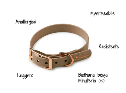 Collare per cani in Biothane® 19mm - personalizzabile - Frido