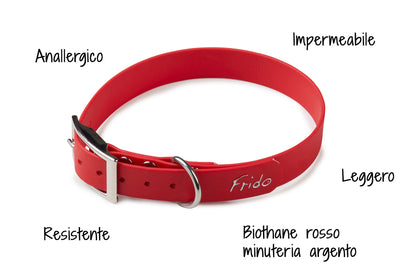 Collare per cani in Biothane® 25mm - personalizzabile - Frido