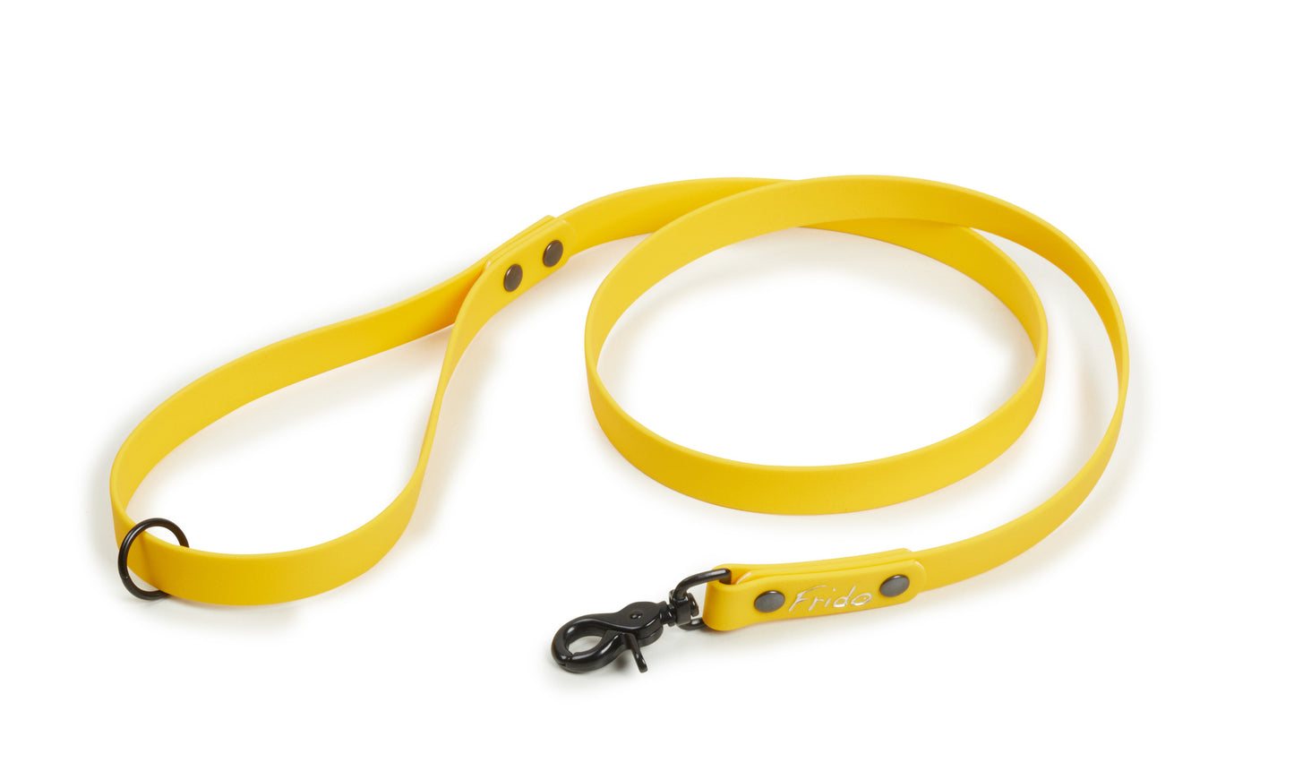 Guinzaglio per cani in fettuccia Waterproof - Giallo - Frido