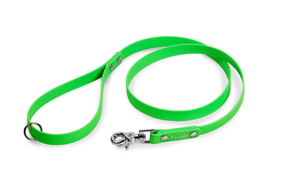 Guinzaglio per cani in fettuccia Waterproof - Verde Fluo - Frido